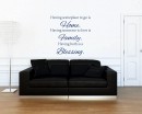 Home Family Blessing Quotes Wall Decal Family Vinyl Art Stickers